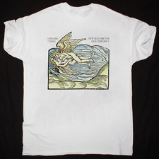 T-shirt bianca Leonard Cohen