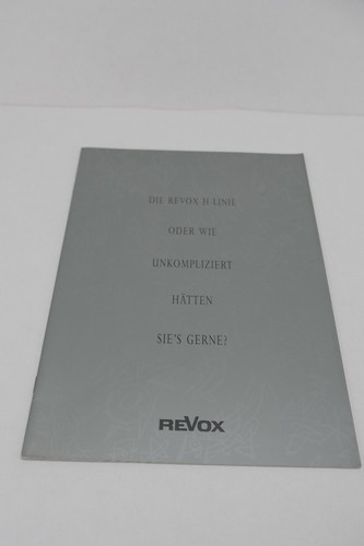 Revox linea catalogo hifi - revox, ++
