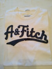 T Shirt Abercrombie & Fitch NewYork Maglia con logo 100% Cotone SIZE M