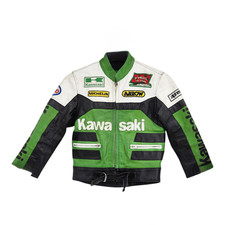 Giacca pelle corsa - in,
