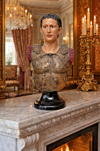 Busto augusto polvere di - busto,