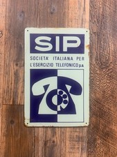 Insegna in metallo, SIP, 20x30