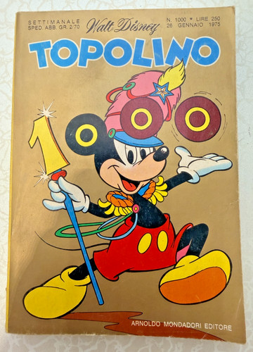 Topolino 1000 cartolina - #1000,