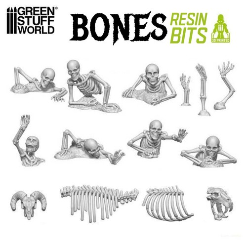 Green stuff world bones - green, world: