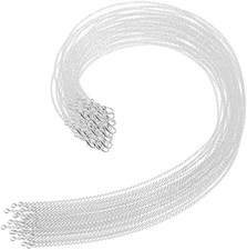 Collana all'ingrosso 10 pezzi argento sterling 925 massiccio 1 mm 16 pollici - 24 pollici catena rolo