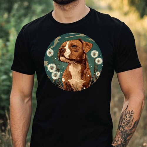 Shirt uomo pitbull - t-shirt, fantasia