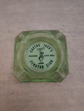 Posacenere in vetro verde anni