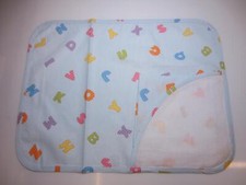 TOVAGLIETTA AMERICANA COLAZIONE CON TOVAGLIOLO ASILO "LETTERINE" AZZURRO