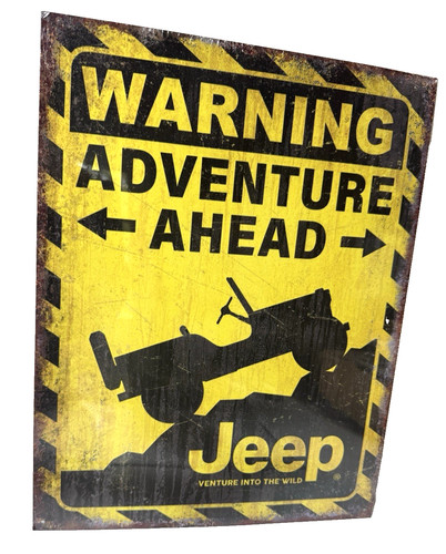 Insegna latta jeep - insegna,
