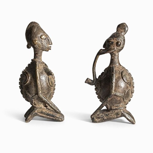 Couple dogon bronze art - dogon,