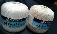 COTONE MONDIAL"  NILO 8 E NILO 16 " PER UNCINETTO GOMITOLO DA 100 GRAMMI