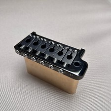 Chitarra Tremolo Bridge PRS Style Stratocaster tutto ottone nero