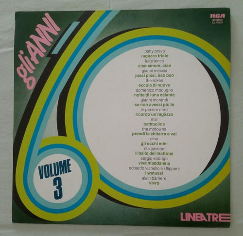 Gli anni lp - anni, lineatre