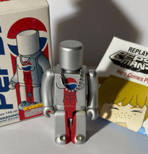 Figurina PEPSI MAN 2003 KUBRICK 100% Medicom Giappone con brochure be@rbrick pepsiman