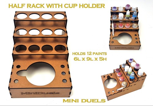 Portapittura mezzo rack con - mezzo,