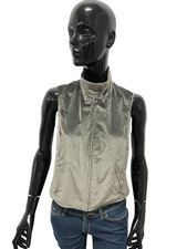 Gilet Donna Fay Taglia 42 Grigio Double Jacket Cotone 100% Made Italy Originale