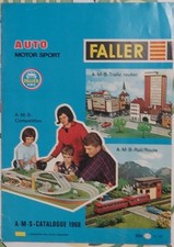 CATALOGO GIOCATTOLI AUTO E TRENI FALLER 1968 IN LINGUA FRANCESE
