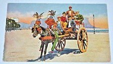 Cartolina antica Sicilia carro siciliano anni 30 ed. Cesare Capello Milano