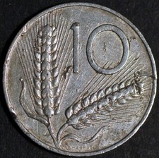 Italy 10 Lire 1973 KM# 93