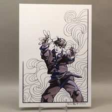 Carta illustrazione Rohan Kishibe va al Louvre Jojo's Bizarre Adventure W085