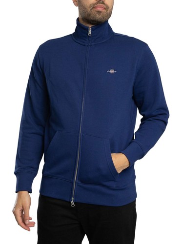 Gant uomo felpa con zip - gant, intera