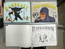 3 Cartonato Mandrake Flash Gordon L'Uomo Mascherato Buono/Ottimo