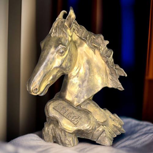 Antica statua cinese bronzo