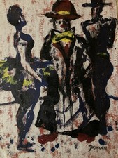 Bella Pittura Olio su Carta