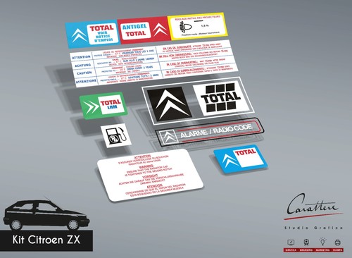Kit adesivi citroen anche - kit,