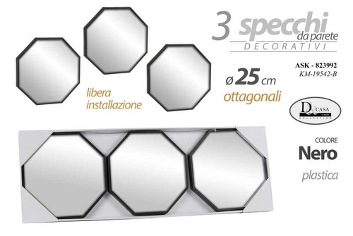 Set specchi parete - 3,