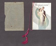 3228 - CALENDARIETTO DA BARBIERE MI PIACI COSI' CATANIA CON CUSTODIA 1935