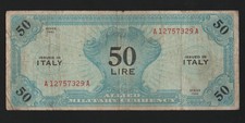 50 LIRE AM MONOLINGUA 1943