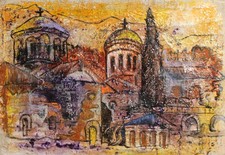 2011 dipinto ad olio europeo