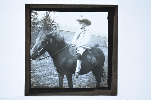 Young man riding pony - man,