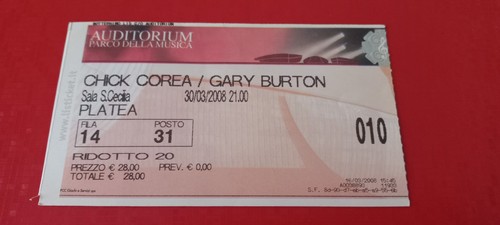 Biglietto concerto chick corea - chick,