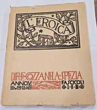 rivista L'EROICA 1915 E