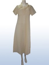 Ne Cla Camicia Da Notte Da Donna Giallo Vintage Taglia L Sottoveste Al Polpaccio