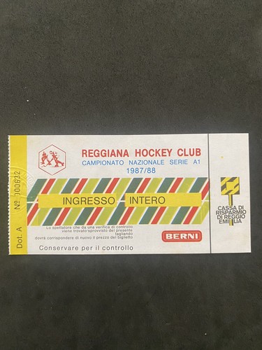 Biglietto hockey pista - biglietto,