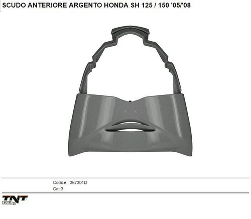 Scudo anteriore argento honda - scudo,
