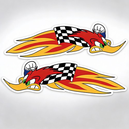 Adesivi stickers bird woody - 2,