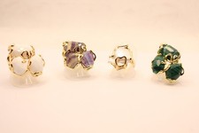 Anello bronzo dorato - bronzo, perla