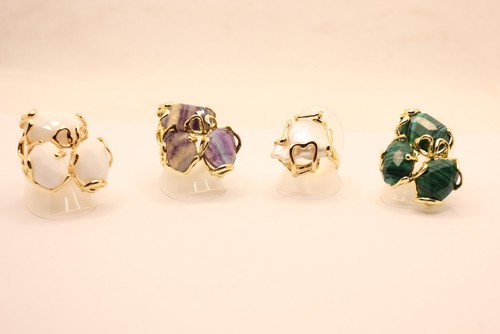 Anello bronzo dorato perla - anello,