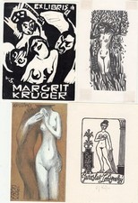 4 Exlibris Bookplate