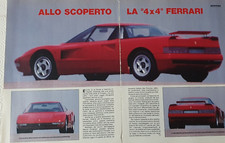FERRARI 4X4 AUTO - ADVERT PUBBLICITA' D'EPOCA ADVERTIS ADV-MOTOR