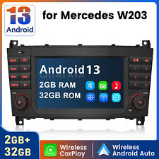 Per Mercedes Benz Classe C/CLC/CLK W203 W209 Android13 Autoradio GPS NAV CarPlay 