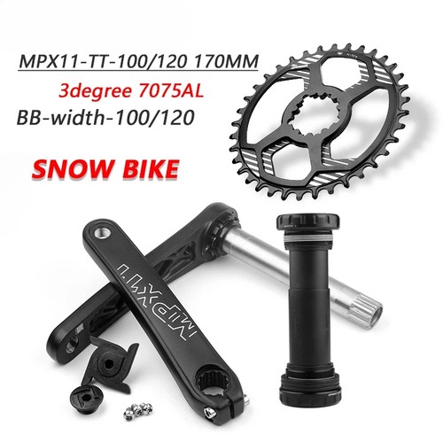 Guarnitura bici neve 170mm
