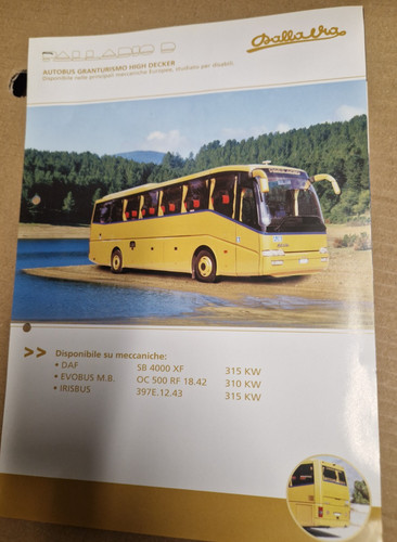 Autobus bus pullman brochure - autobus,