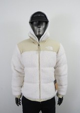 Giacca uomo The North Face Nuptse Sherpa piumino alto isolato - Bianco