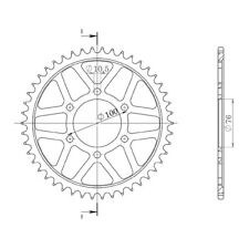 Corona in alluminio 45 denti
