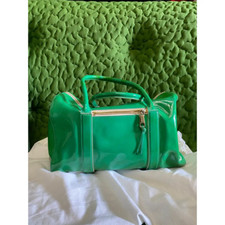 Bauletto Chloe modello madeleine in pelle vernice verde Boston bag 